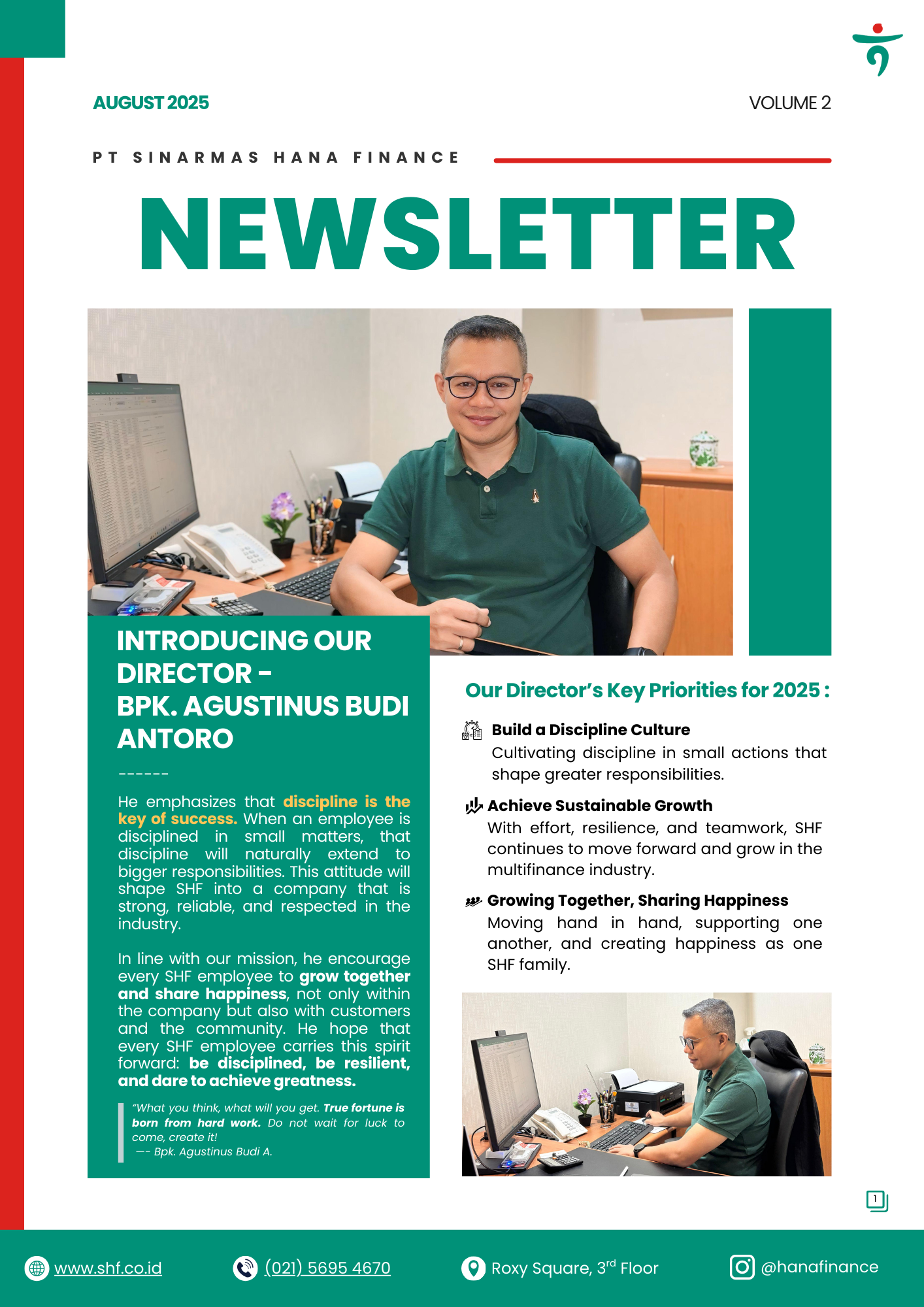 SHF Newsletter Vol2